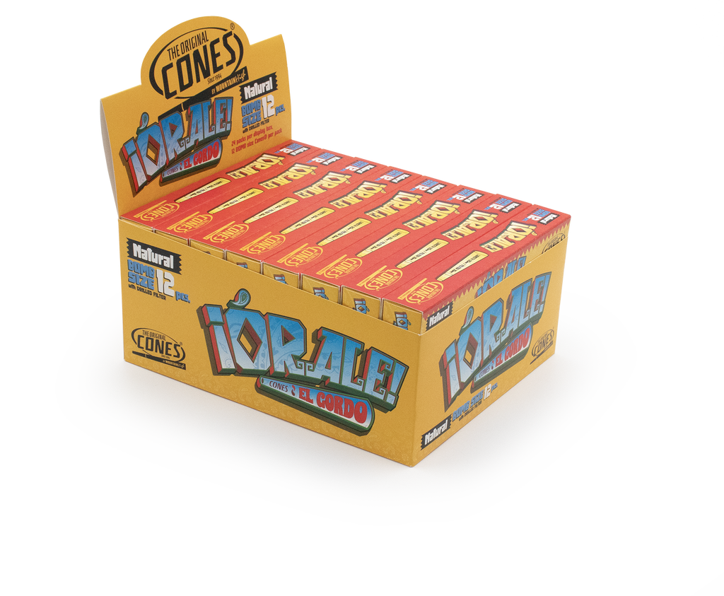 CONES IORALE NATURAL BOMB SIZE 12/PK 24PK/BOX