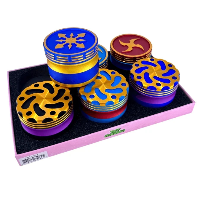 TUFF SHREDDER GRINDER 63MM 4PT TS10011 ASST COLORS