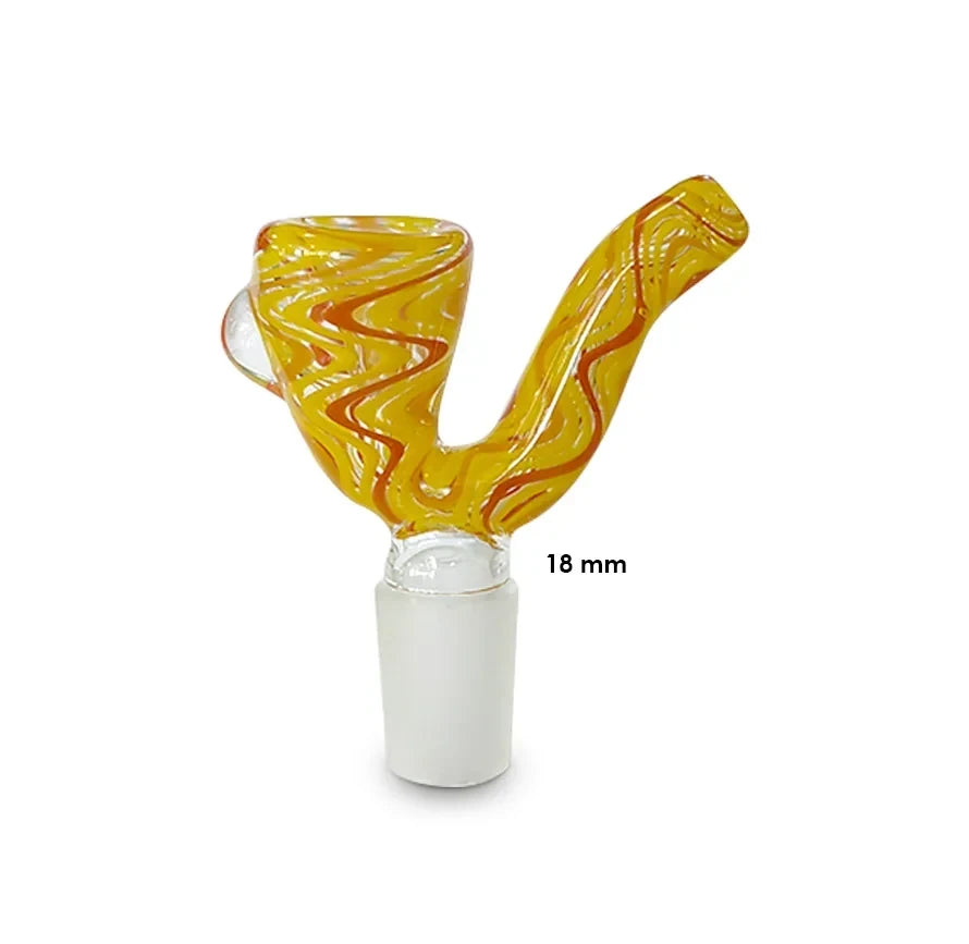 SENSE GLASS BOWL 18mm MALE SHERLOCK SHAPE