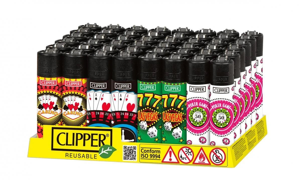 CLIPPER LIGHTER 48+5 FREE/DISPLAY CASINO