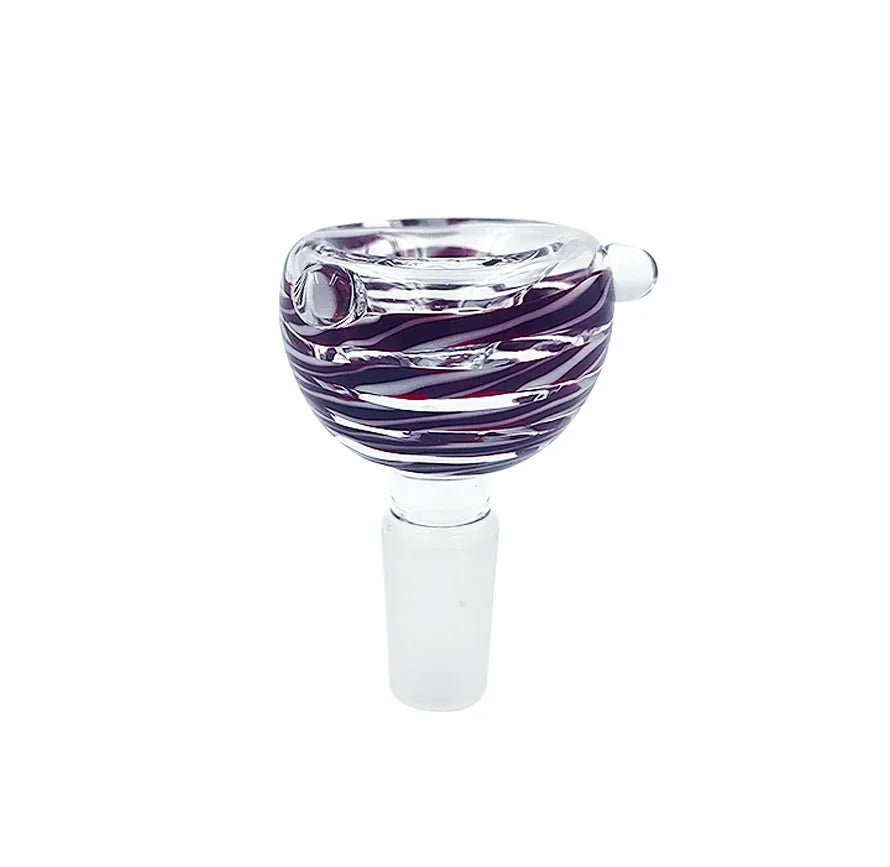 WCBL5 BOWL 14mm male 5/pk COLOR SWIRL
