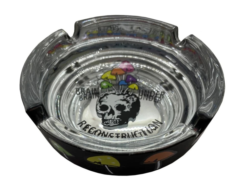 GLASS ASHTRAY 4.5x1.5