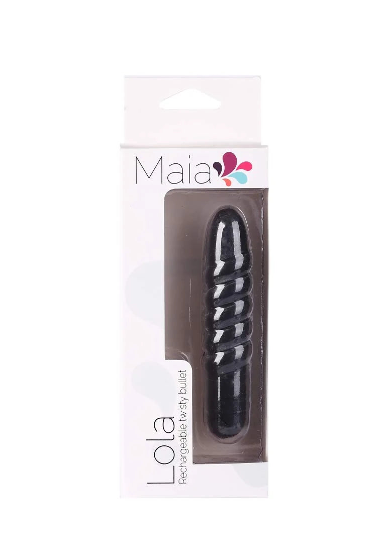 MAIA LOLA ADULT TOY TWISTY BULLET BLACK