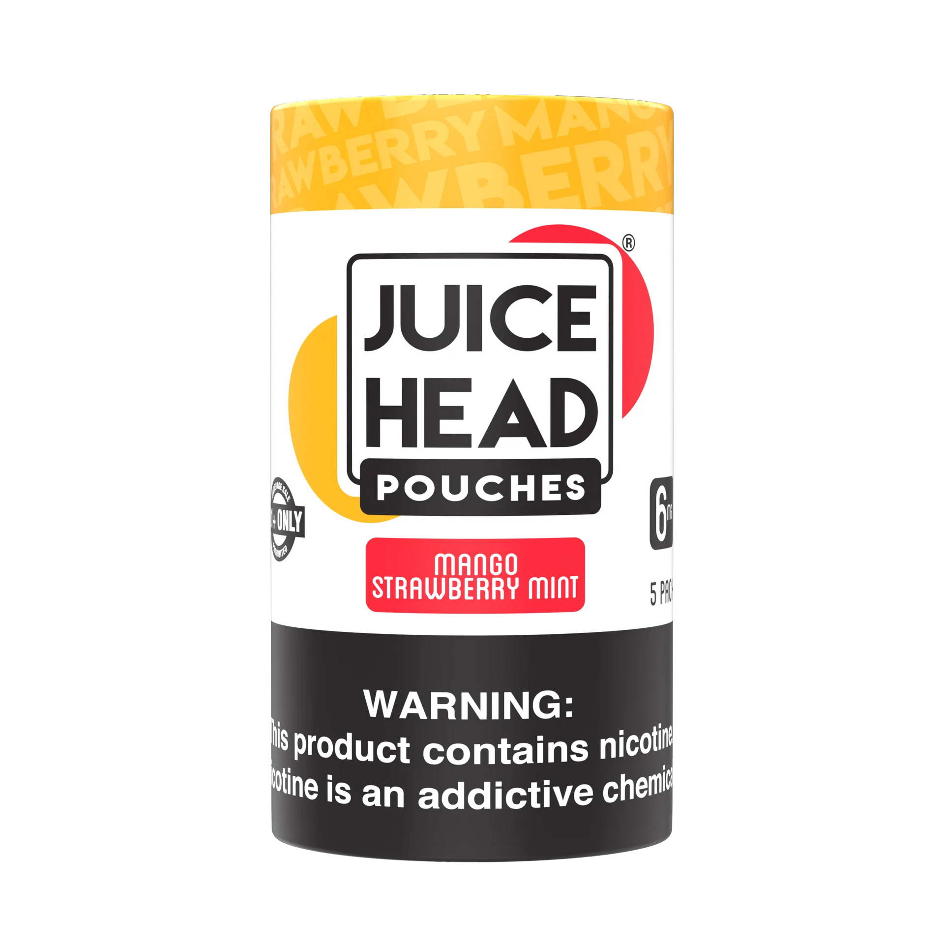 JUICE HEAD POUCHES 6mg 5/PK MANGO STRAWBERRY MINT