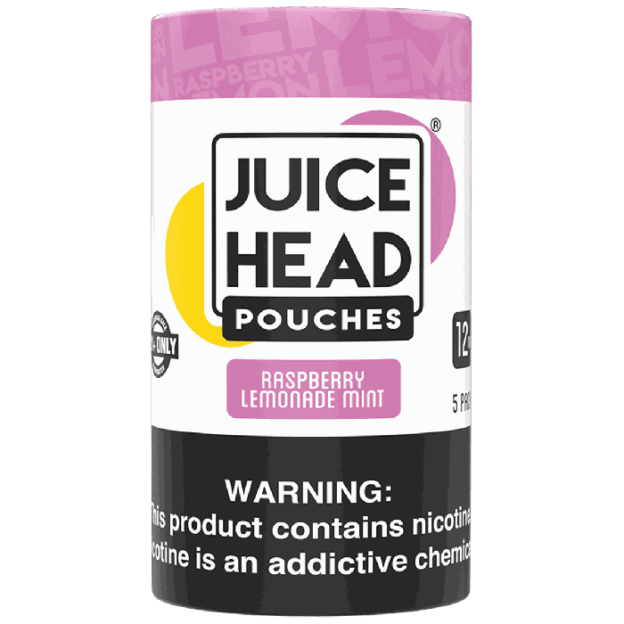 JUICE HEAD POUCHES 12mg 5/Pk RASPBERRY LEMONADE MINT