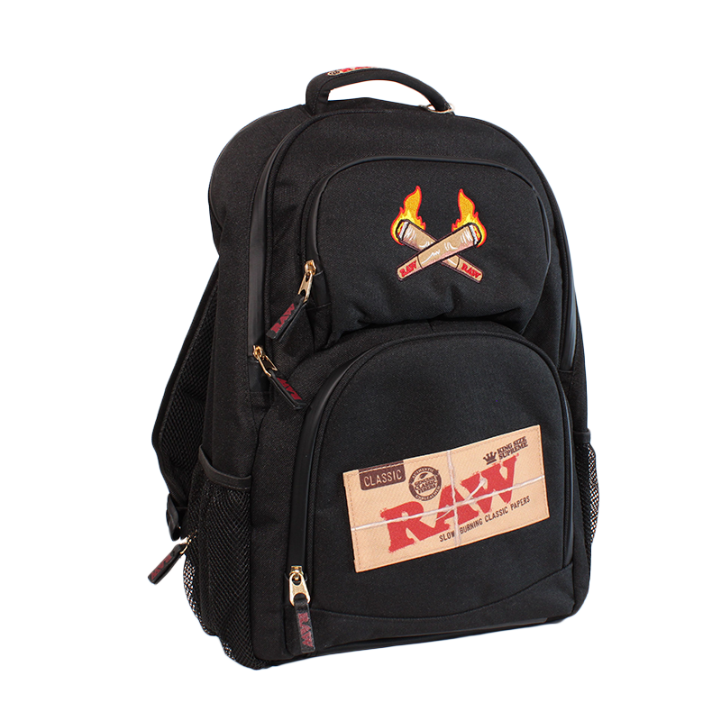 RAW SMELL PROOF BACKPACK BLACK