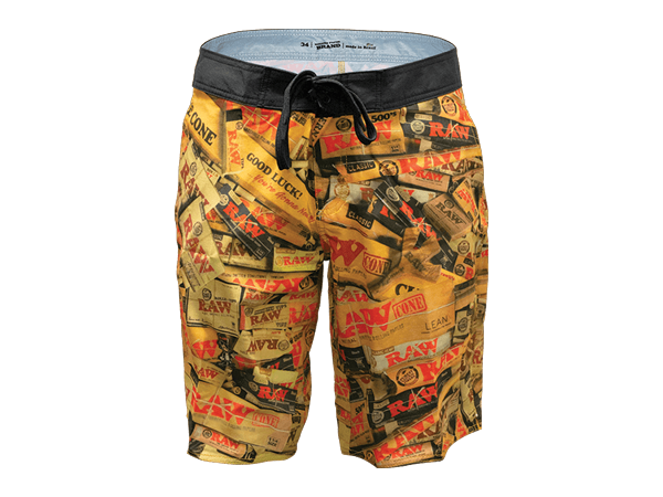 RAW LIFE BRAZIL BOARD SHORTS SIZE 38