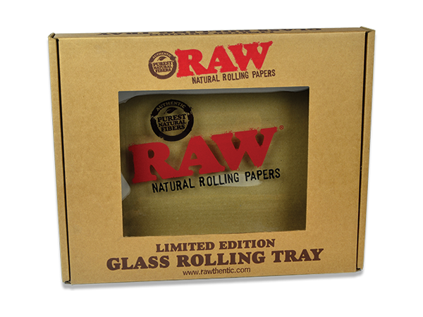 RAW STAR GLASS ROLLING TRAY MINI