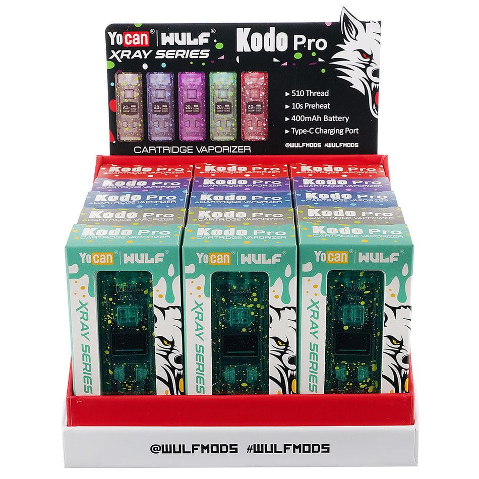 WULF MODS X-RAY SERIES KODO PRO 510 VOLTAGE BATTERY 15CT/DISPLAY