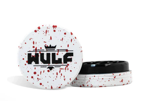 WULF GRINDER 2PT 65MM WHITE RED SPLATTER