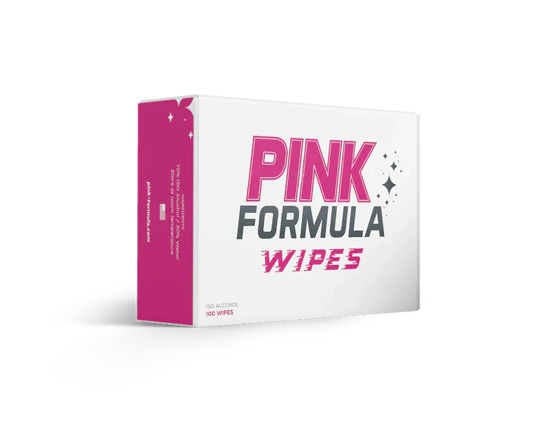PINK FORMULA CLEANER WIPES 100/BOX