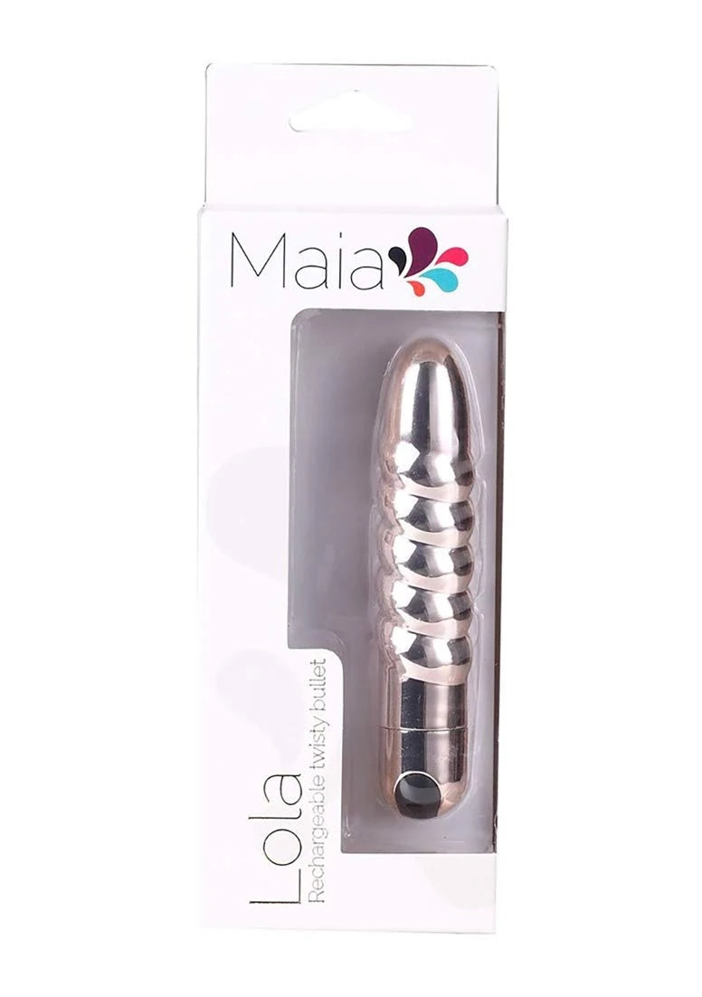 MAIA LOLA ADULT TOY TWISTY BULLET ROSE GOLD