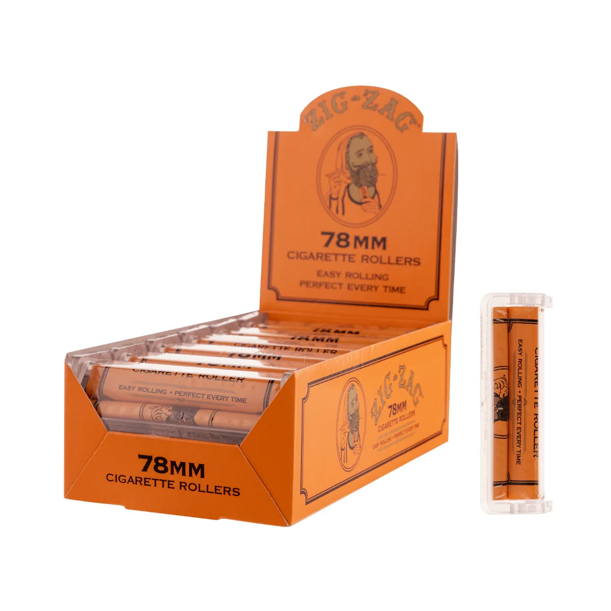 ZIG ZAG 78MM CIG ROLLERS 12/BOX 90181