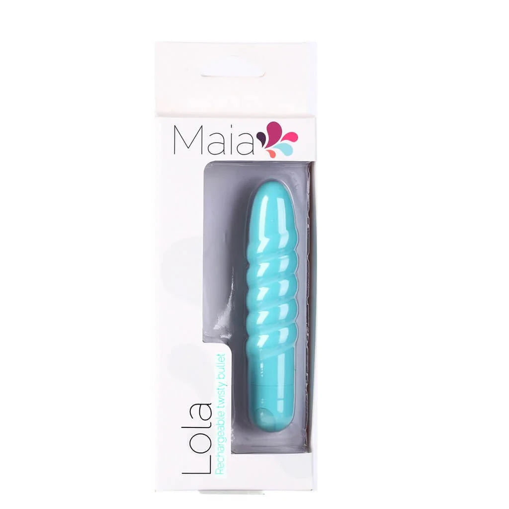 MAIA LOLA ADULT TOY TWISTY BULLET TEAL BLUE