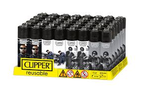 CLIPPER REUSABLE LIGHTER 48CT DISPLAY ICE CUBE 39295