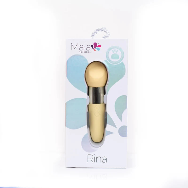 MAIA RINA ADULT TOY VIBRATOR YELLOW