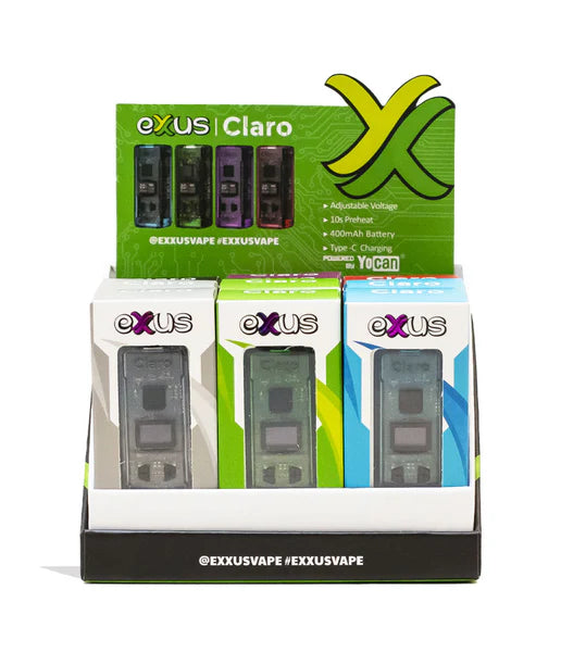 EXXUS CLARO CARTRIDGE VAPORIZER 12PK