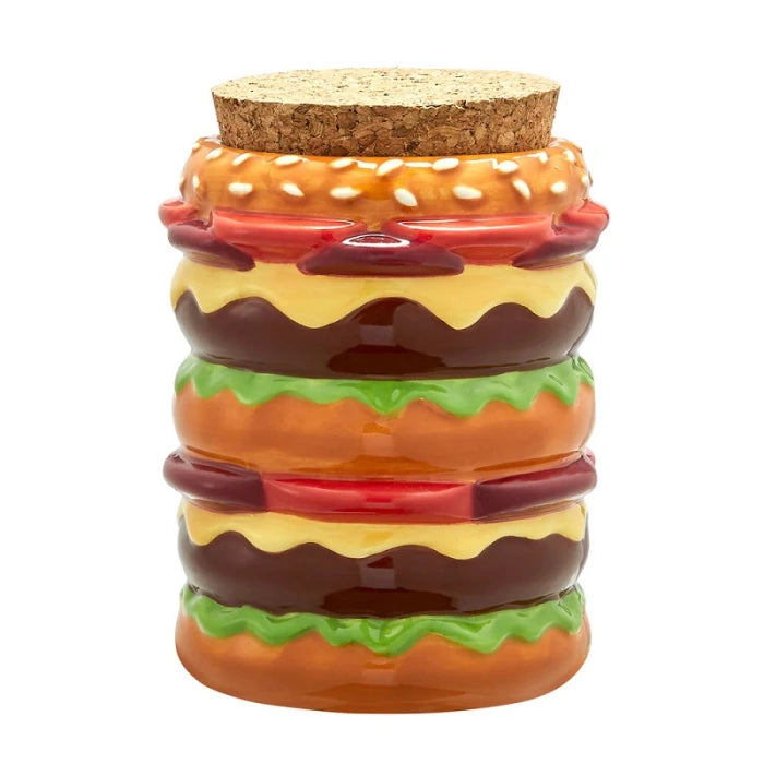FASHIONCRAFT CERAMIC CHEESBURGER ASHTRAY #88175