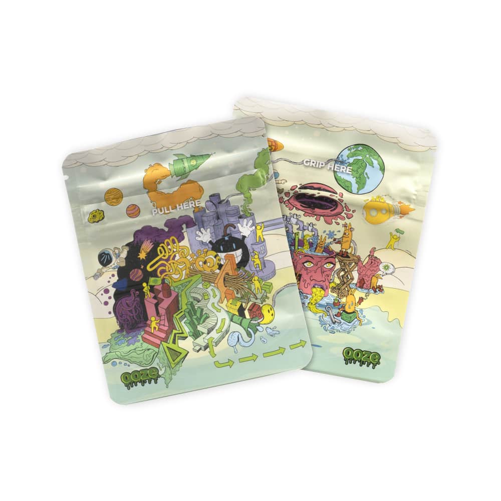 OOZE MYLAR BAGS 10 PACK 1/8oz IMAGINARIUM