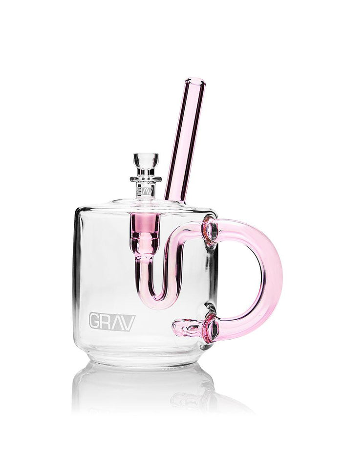 GRAV COFFEE MUG CLEAR/PINK CMB.0.6