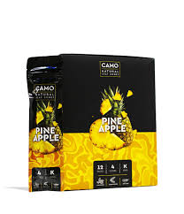 CAMO NATURAL LEAF CONES 12 PACKS 4 CONES KS PINEAPPLE