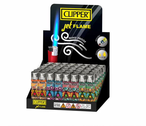 CLIPPER JET FLAME GALACTIC COLLECTION 48/BOX CKJ11R BEETLE 45081