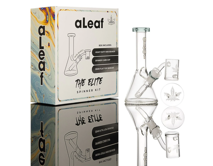 ALEAF THE ELITE SPINNER KIT W/14MM BANGER ALSK1004 WHITE