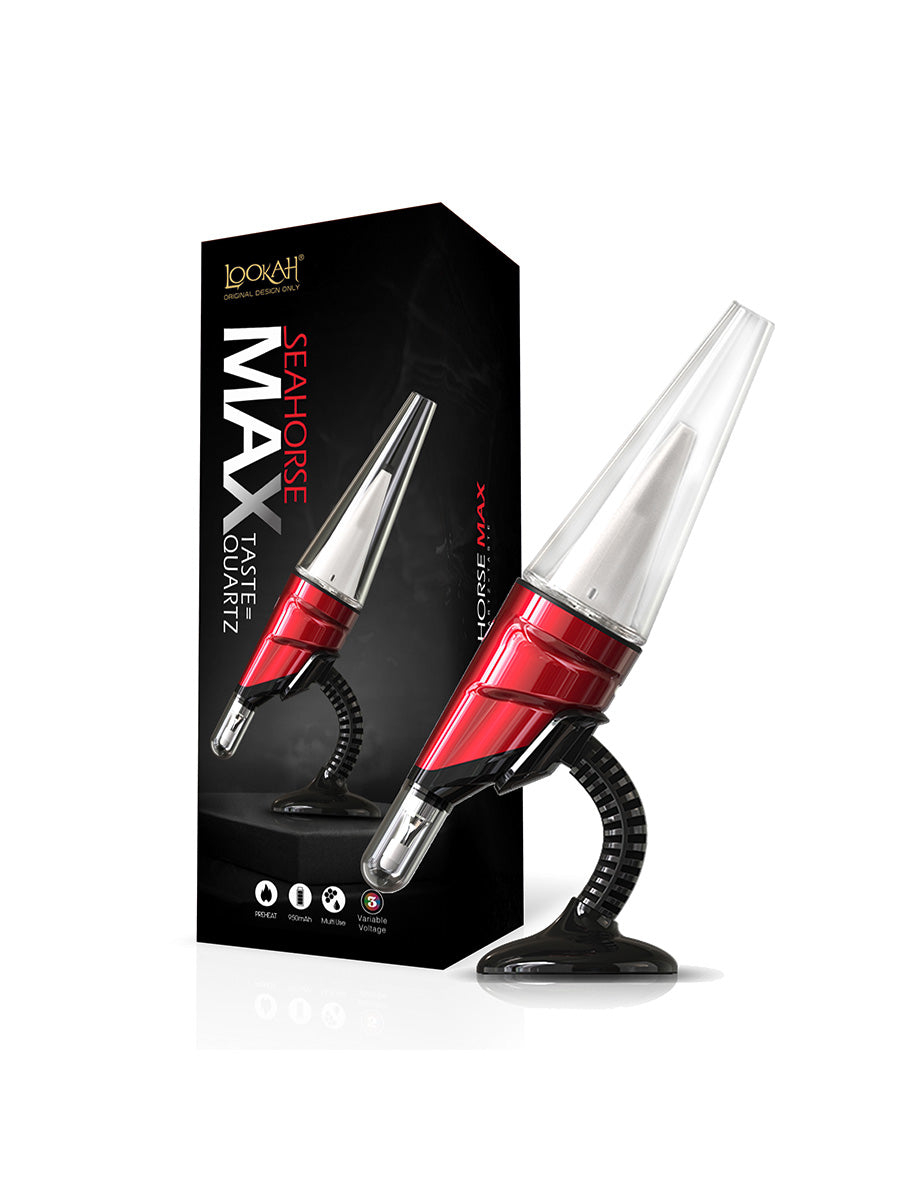 LOOKAH SEAHORSE MAX DAB VAPORIZER RED