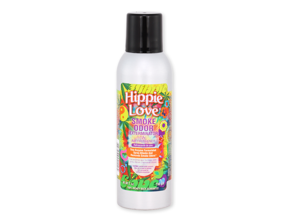 SMOKE ODOR AIR FRESHENER 7oz HIPPIE LOVE