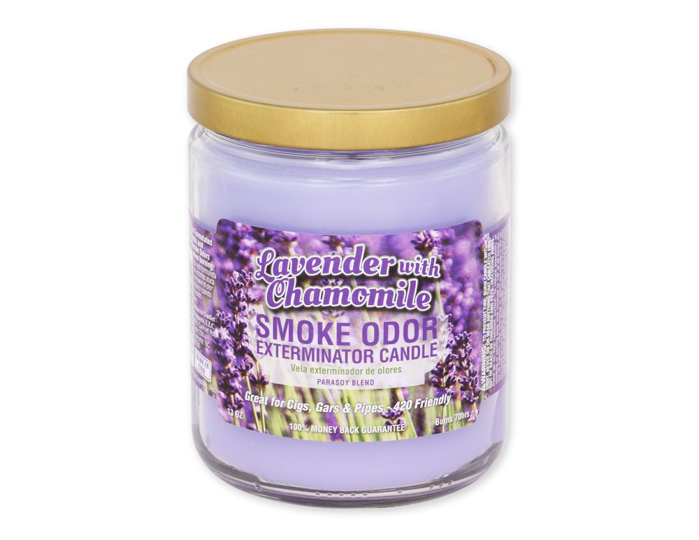 SMOKE ODOR CANDLE 13oz LAVENDER WITH CHAMOMILE