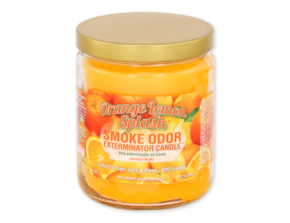 SMOKE ODOR CANDLE 13oz ORANGE LEMON SPLASH