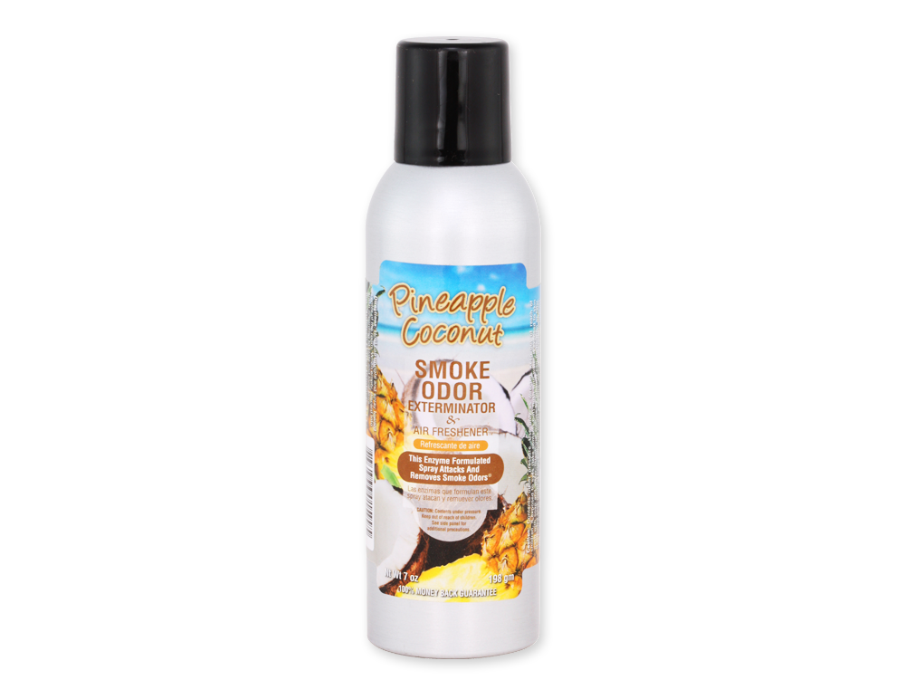 SMOKE ODOR AIR FRESHENER 7oz PINEAPPLE COCONUT