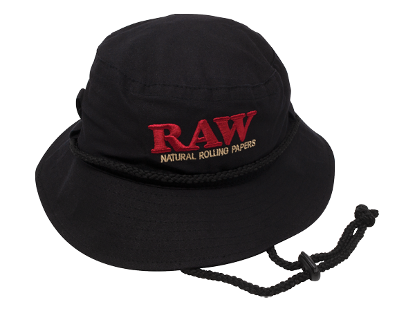 RAW SMOKERMAN'S HAT LARGE SIZE BLACK