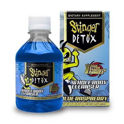 STINGER DETOX 8oz 1HR FORMILA BLUE RASPBERRY