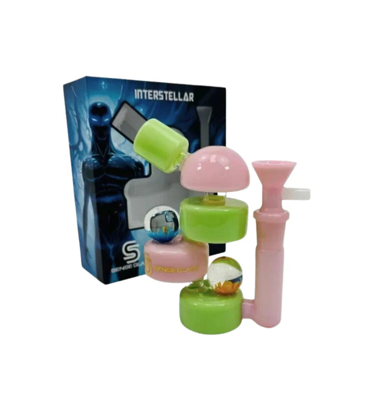 SENSE GLASS INTERSTELLAR WATERPIPE 5.5