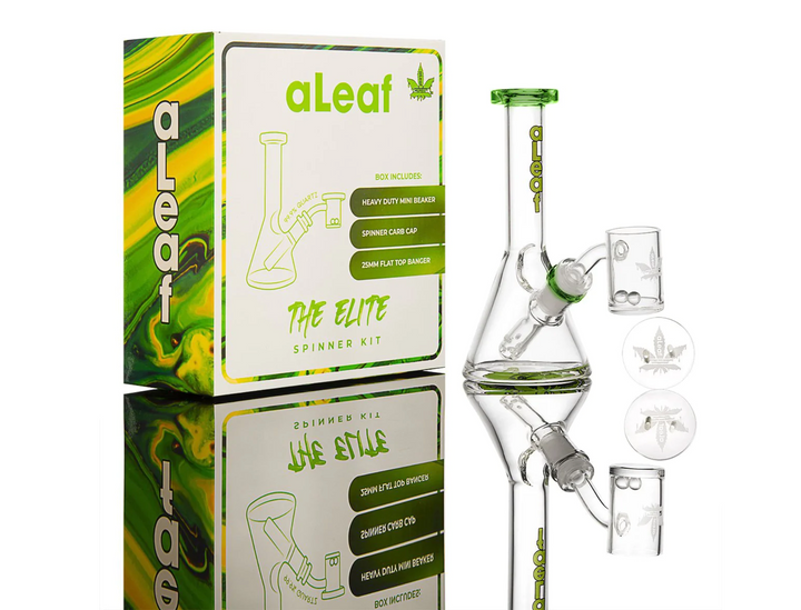 ALEAF THE ELITE SPINNER KIT W/14MM BANGER ALSK1003 GREEN