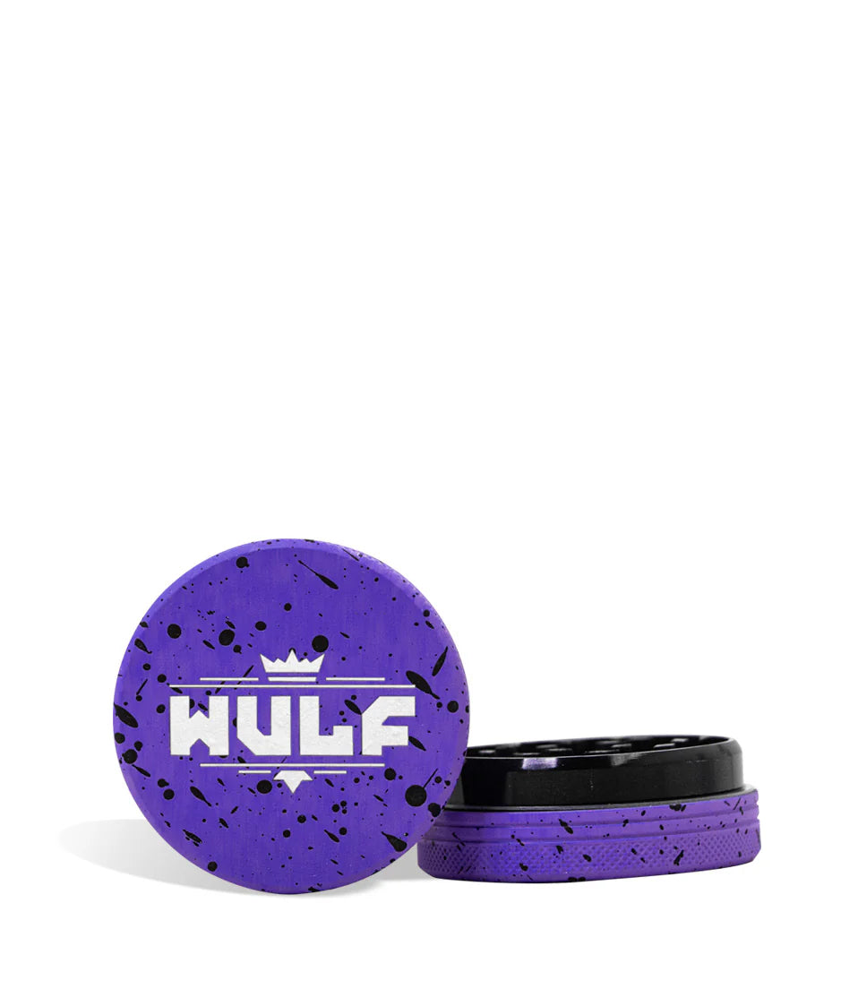 WULF GRINDER 2PT 50MM PURPLE BLACK SPLATTER