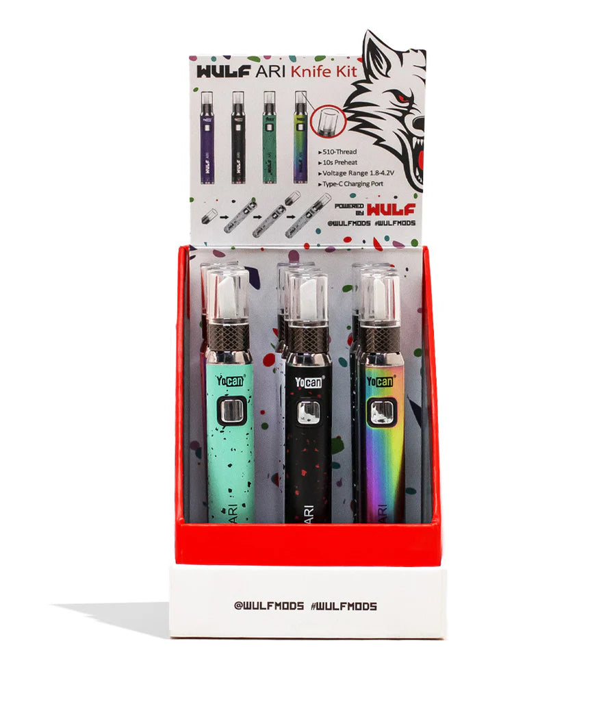 WULF YOCAN ARI KNIFE VAPORIZER KIT 9/PK DISPLAY