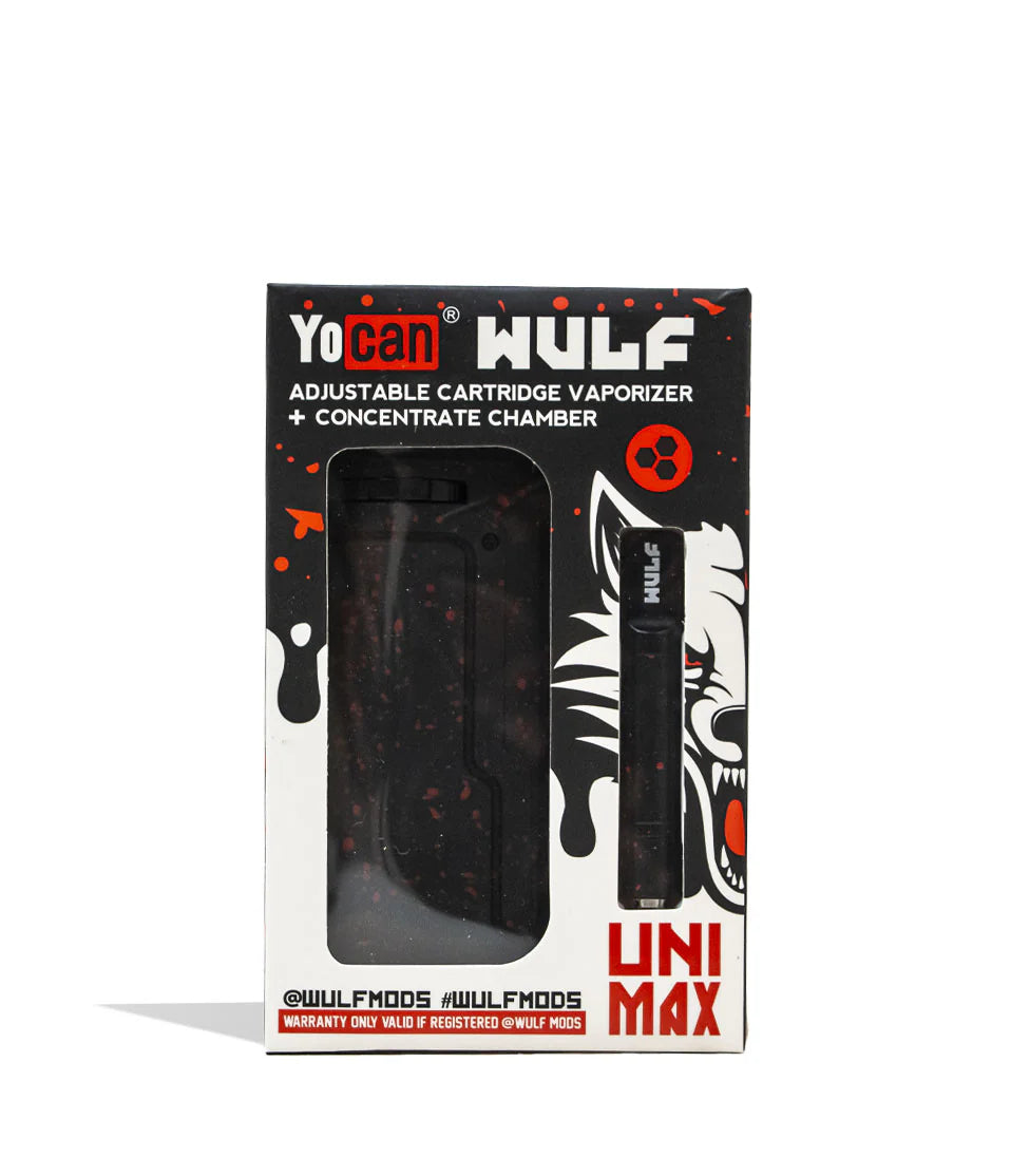 WULF YOCAN UNI MAX KIT BLACK RED SPLATTER
