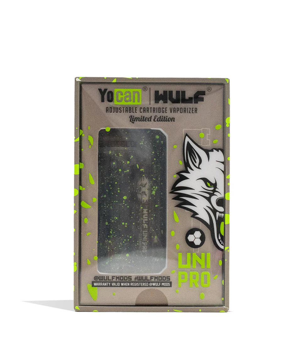 WULF UNI PRO LIMITED BLACK W/GREEN SPLATTER