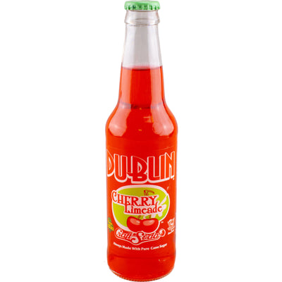 EXOTIC SODA DUBLIN 12oz. CRAFT SODA CHERRY LIMEADE