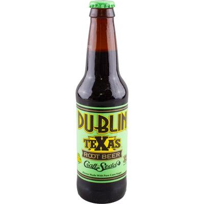 EXOTIC SODA DUBLIN 12oz. CRAFT SODA TEXAS ROOT BEER
