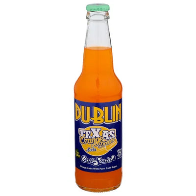 EXOTIC SODA DUBLIN 12oz. CRAFT SODA ORANGE DREAM