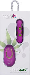MAIA JESSI 420 ADULT TOY REMOTE CONTROL PERSONAL MASSAGER PURPLE