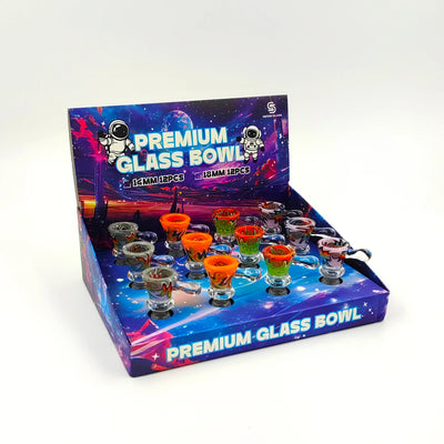 SENSE GLASS PREMIUM GLASS BOWL 14mm MALE 12ct/DISPLAY (SGB-03) 457454