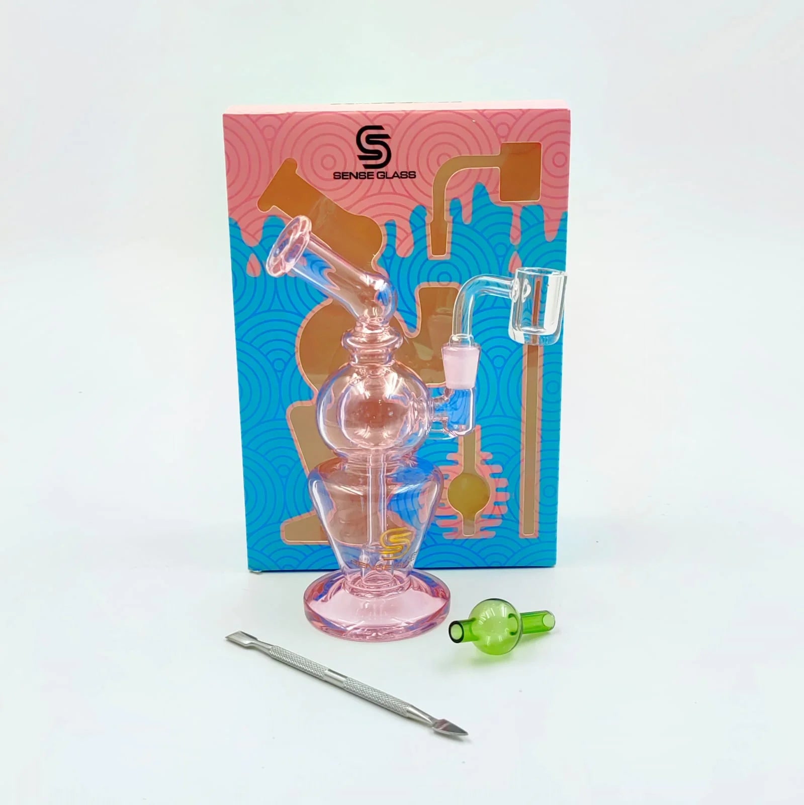 SENSE GLASS MINI DAB RIG KIT 6.3