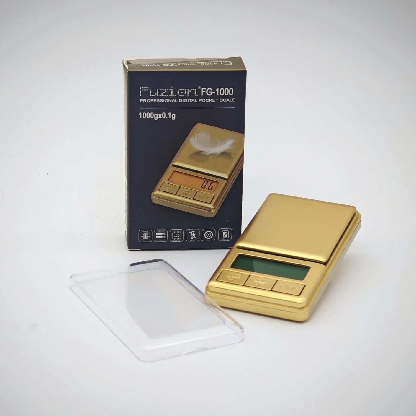 FUZION DIGITAL POCKET SCALE FG-1000 GOLD 1000G X 0.1g