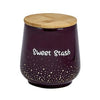 FASHION CRAFT LUXURY CERAMIC CANISTER SWEET STASH PURPLE #88086