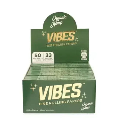 VIBES PAPERS K/S 33/PK 50PK/BOX HEMP