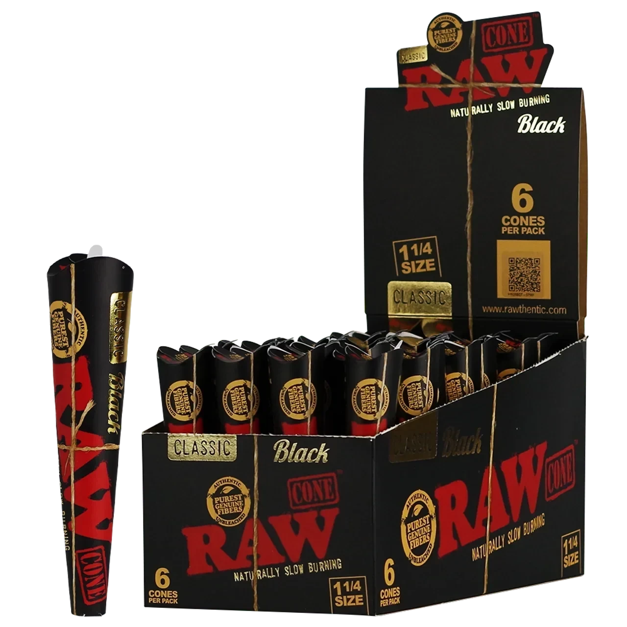 RAW BLACK CONE 1 1/4 32/6/192 52054